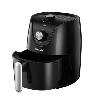 Devanti Air Fryer 2.5L Electric Fryers Airfryer Healthy Cooker Oil Free Kitchen