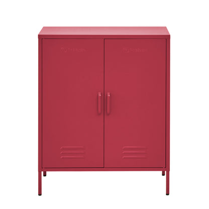 ArtissIn Buffet Sideboard Locker Metal Storage Cabinet - SWEETHEART Pink