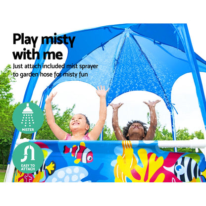 Bestway Swimming Pool Above Ground Plays Kids Steel Pro&trade; Mist Shade Pools