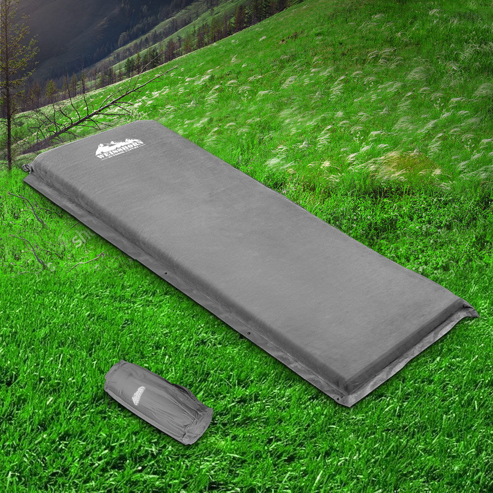 Weisshorn Single Size Self Inflating Matress - Grey