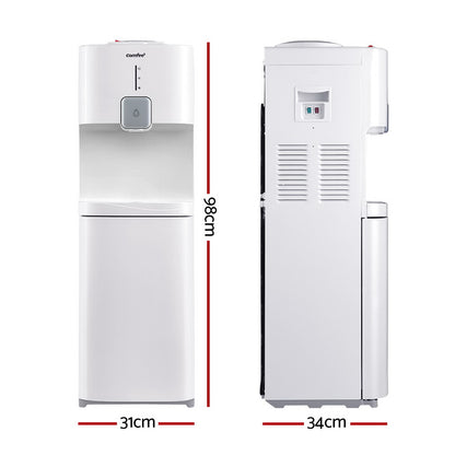 Comfee Water Dispenser Cooler Hot Cold Taps Purifier Stand 20L Cabinet White