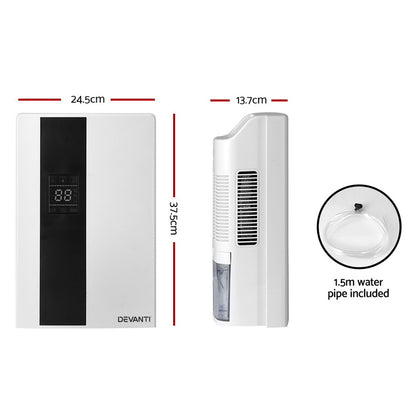 Devanti 2L Dehumidifier Air Purifier White