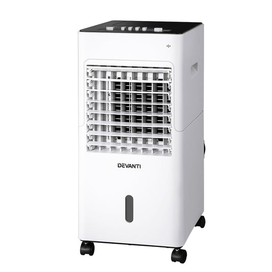 Devanti Evaporative Air Cooler Conditioner Portable 6L Cooling Fan Humidifier