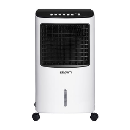 Devanti Evaporative Air Cooler Conditioner Portable 8L Cooling Fan Humidifier