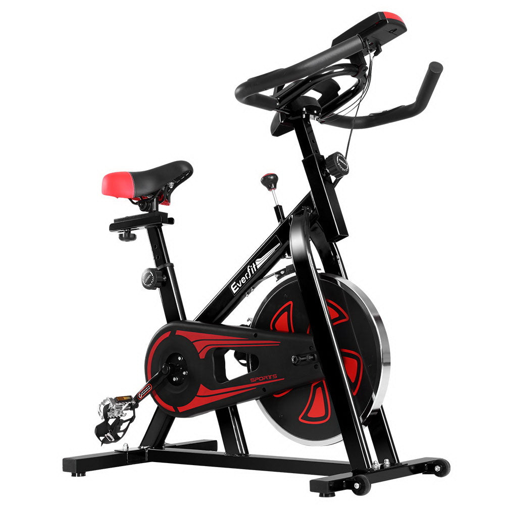 Everfit Spin Bike 10KG Heavy Duty Flywheel Fitness Cycling Exercise Bike