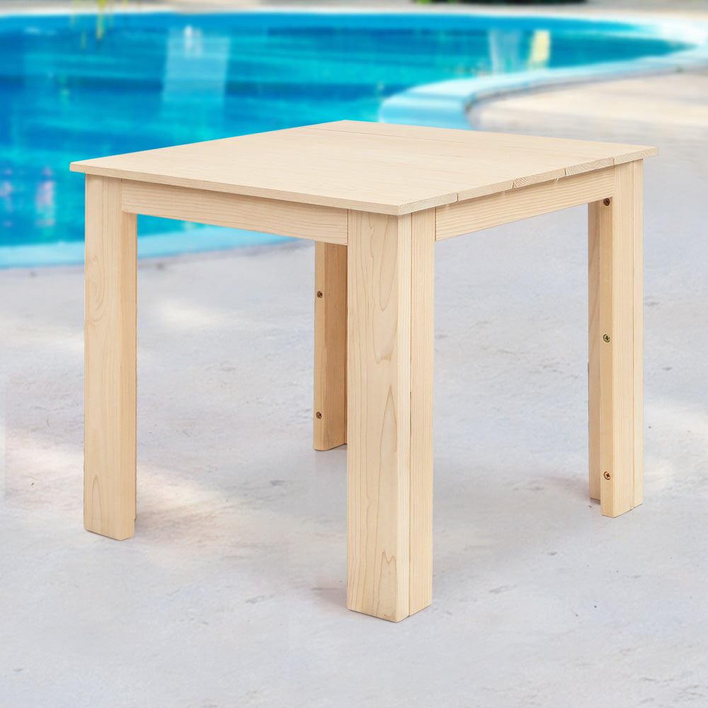 Gardeon Wooden Outdoor Side Beach Table