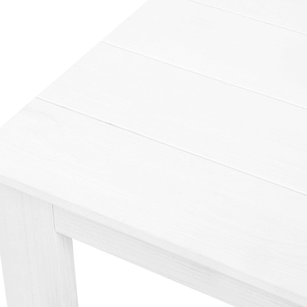 Gardeon Outdoor Side Beach Table - White