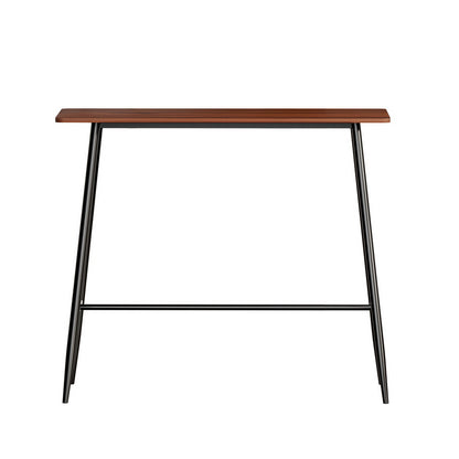 Artiss Bar Table Industrial Dining Desk High Wood Kitchen Shelf Wooden Cafe Pub