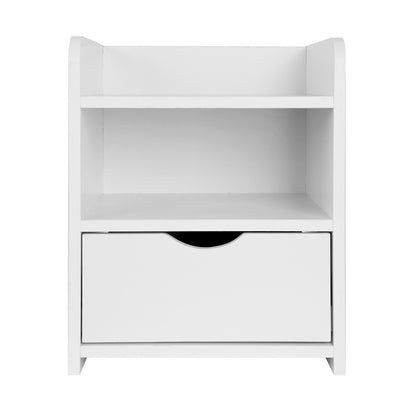 Artiss Bedside Table Drawer - White