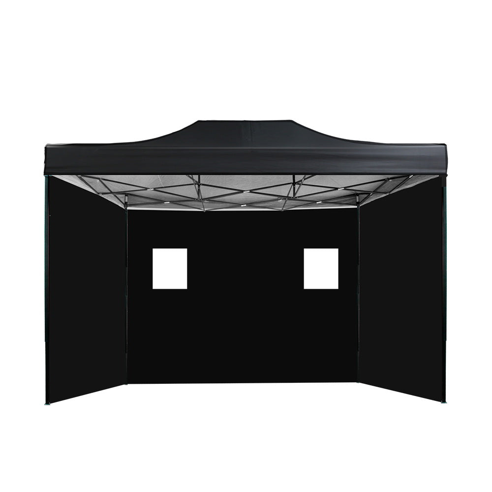 Instahut Gazebo Pop Up Marquee 3x4.5 Outdoor Tent Folding Wedding Gazebos