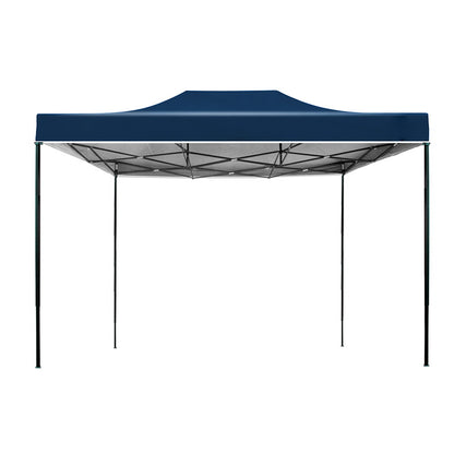 Instahut Gazebo Pop Up Marquee 3x4.5 Outdoor Tent Folding Wedding Gazebos Navy