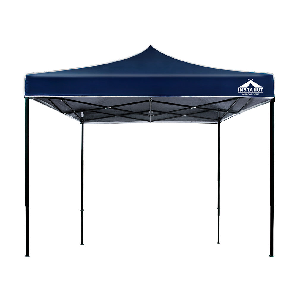 Instahut Gazebo Pop Up Marquee 3x3m Outdoor Tent Folding Wedding Gazebos Navy