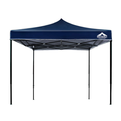 Instahut Gazebo Pop Up Marquee 3x3m Outdoor Tent Folding Wedding Gazebos Navy