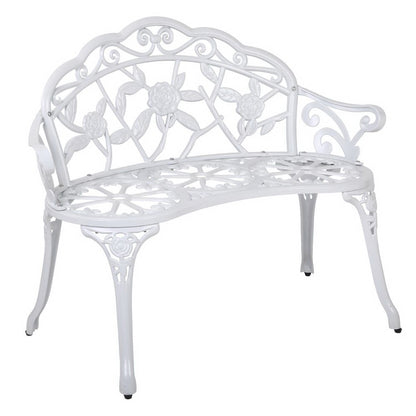 Gardeon Victorian Garden Bench White