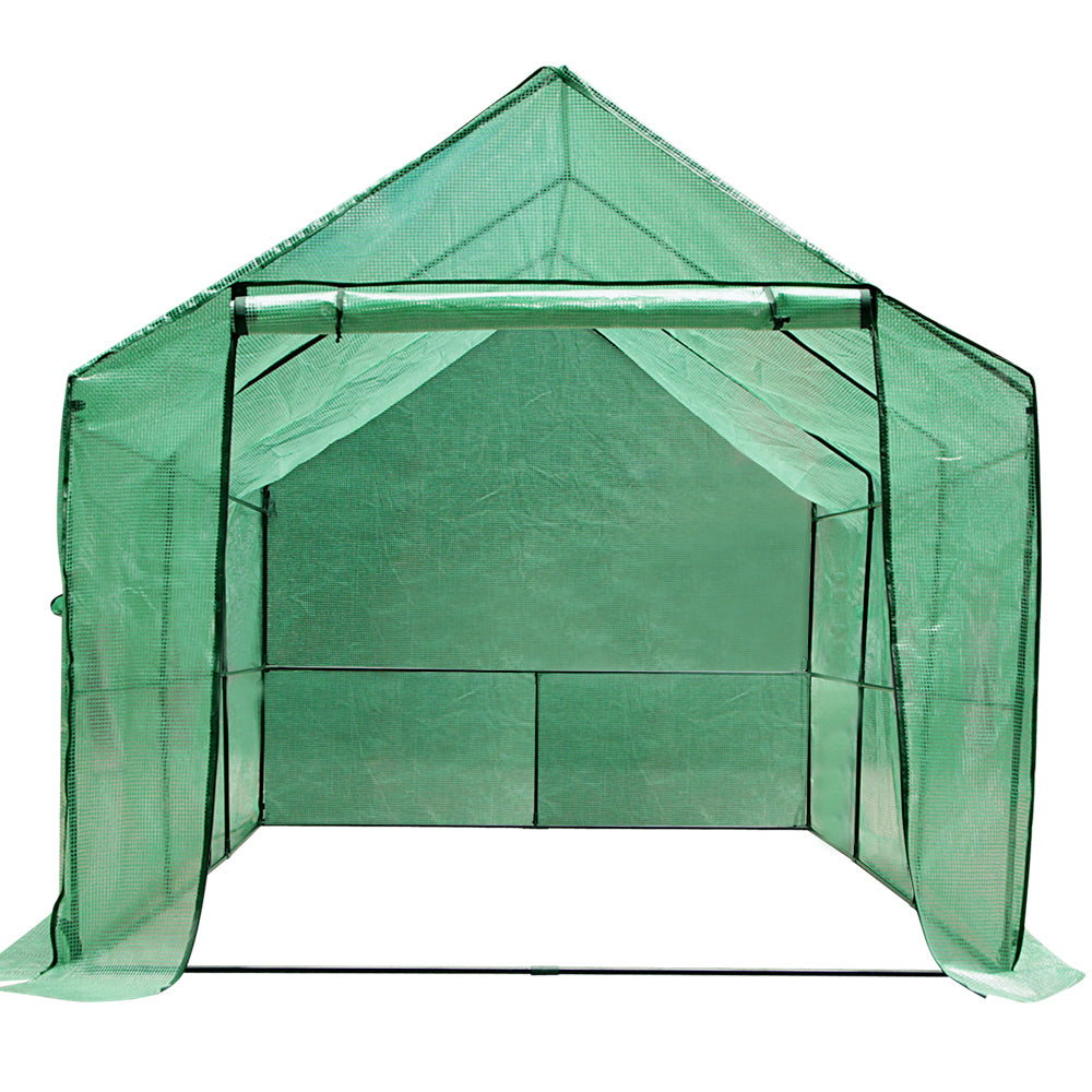 Greenfingers Greenhouse Garden Shed Green House 3.5X2X2M Greenhouses Storage Lawn