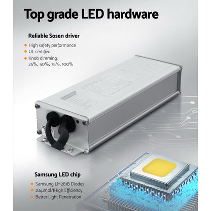 Greenfingers Max 1500W LED Grow Light Full Spectrum Indoor Veg Flower All Stage