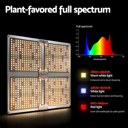 Greenfingers Max 4500W LED Grow Light Full Spectrum Indoor Veg Flower All Stage