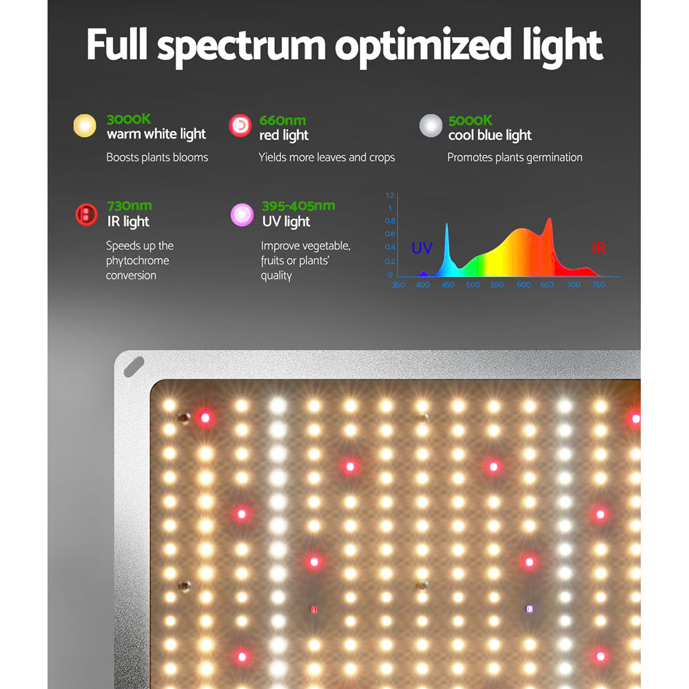 Greenfingers Grow Tent 2200W LED Grow Light Hydroponics Kits Hydroponic System