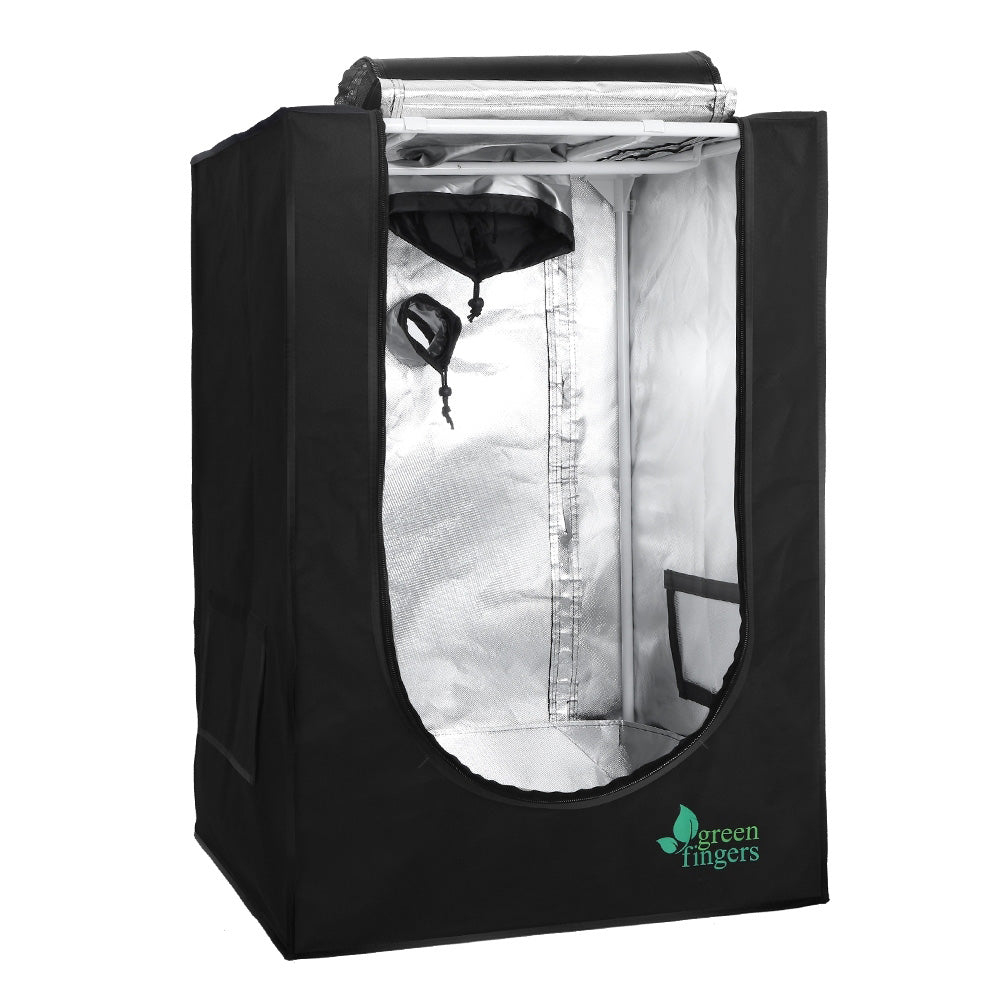 Greenfingers Hydroponics Grow Tent Kits Hydroponic Grow System Black 60X60X90CM 600D Oxford