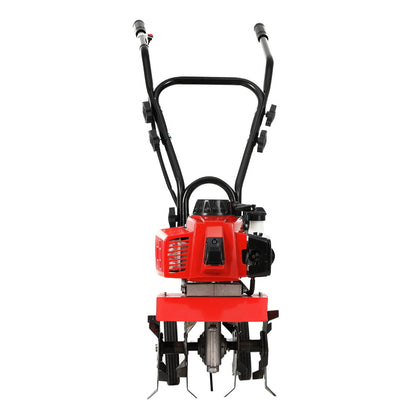 Giantz 88CC Tiller Rototiller Cultivator 6 Blades Garden Soil Power Rotary Hoe