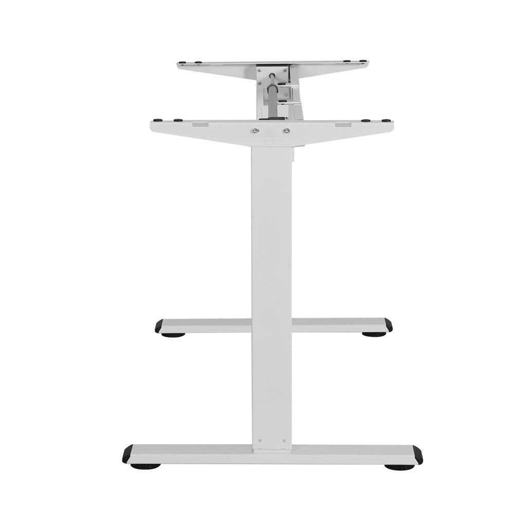 Artiss Standing Desk Sit Stand Motorised Height Adjustable Frame Only White