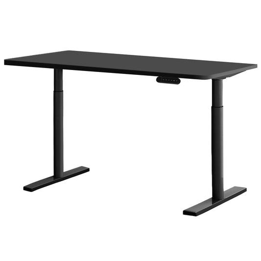 Artiss Electric Standing Desk Height Adjustable Sit Stand Desks Black 140cm