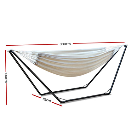 Gardeon Hammock Bed with Steel Frame Stand