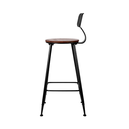 Artiss 4x Vintage Industrial Bar Stool Retro Barstools Dining Chairs Kitchen