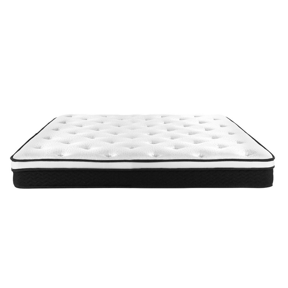 Giselle Bedding Bonita Euro Top Bonnell Spring Mattress 21cm Thick King Single