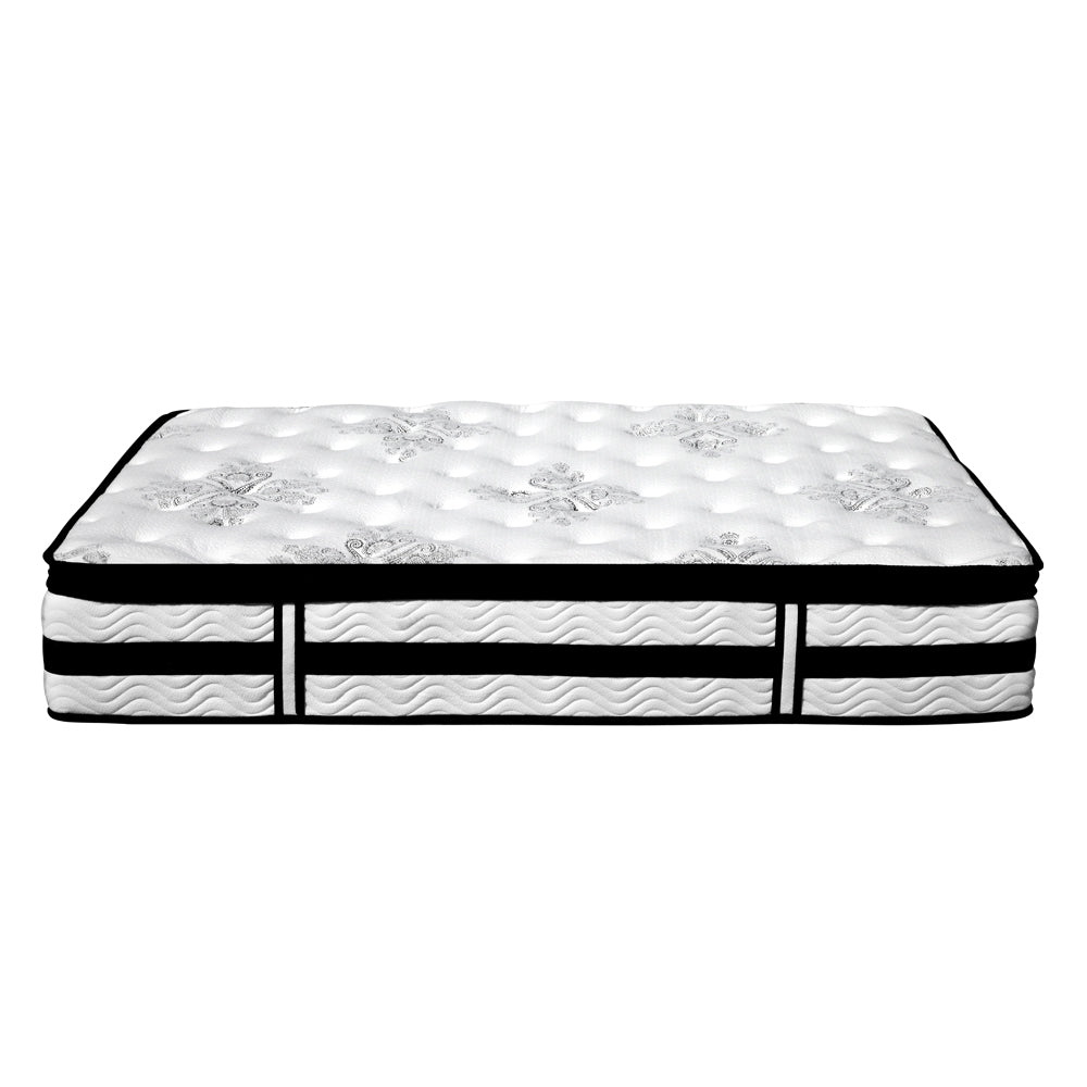 Giselle Bedding Algarve Euro Top Pocket Spring Mattress 34cm Thick Single