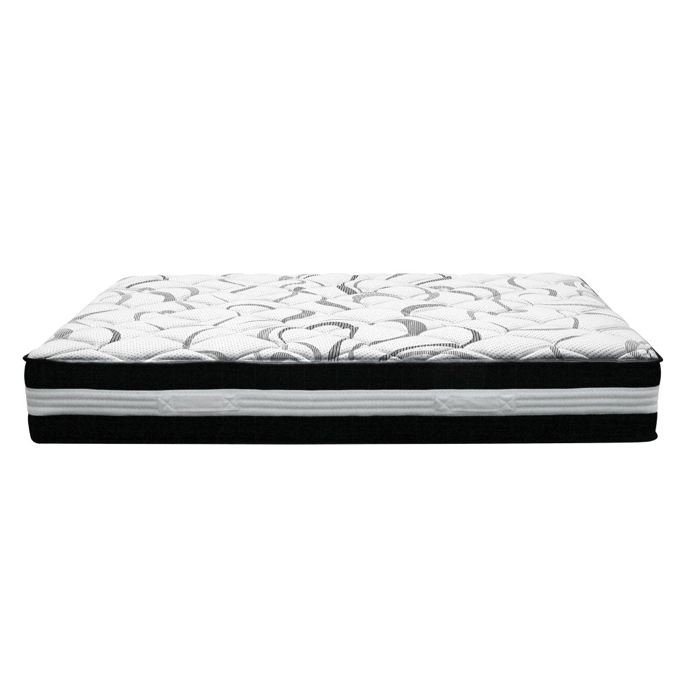 Giselle Bedding Mykonos Euro Top Pocket Spring Mattress 30cm Thick Queen