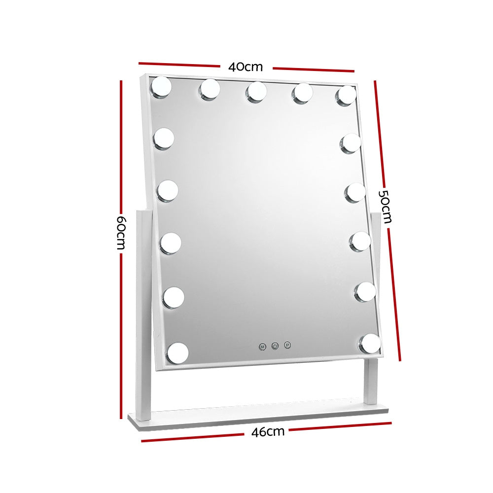 Embellir Hollywood Makeup Mirror with 15 Dimmable Bulb Lighted Dressing Mirror