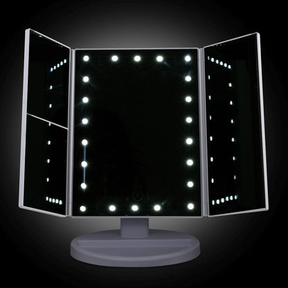 Embellir LED  Tri-Fold Make Up Mirror