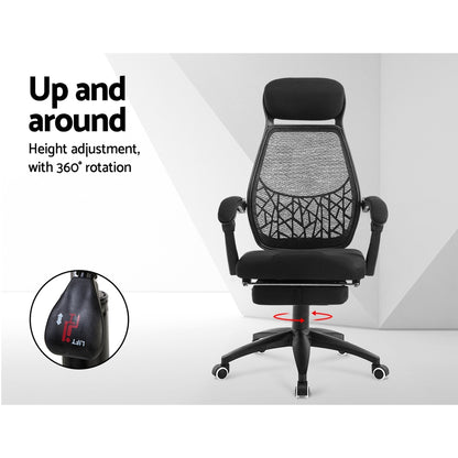 Artiss Gaming Office Chair Computer Desk Chair Home Work Study Black