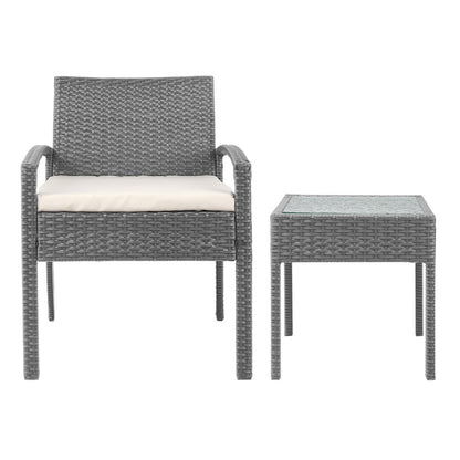 Gardeon 3-piece Outdoor Set - Grey