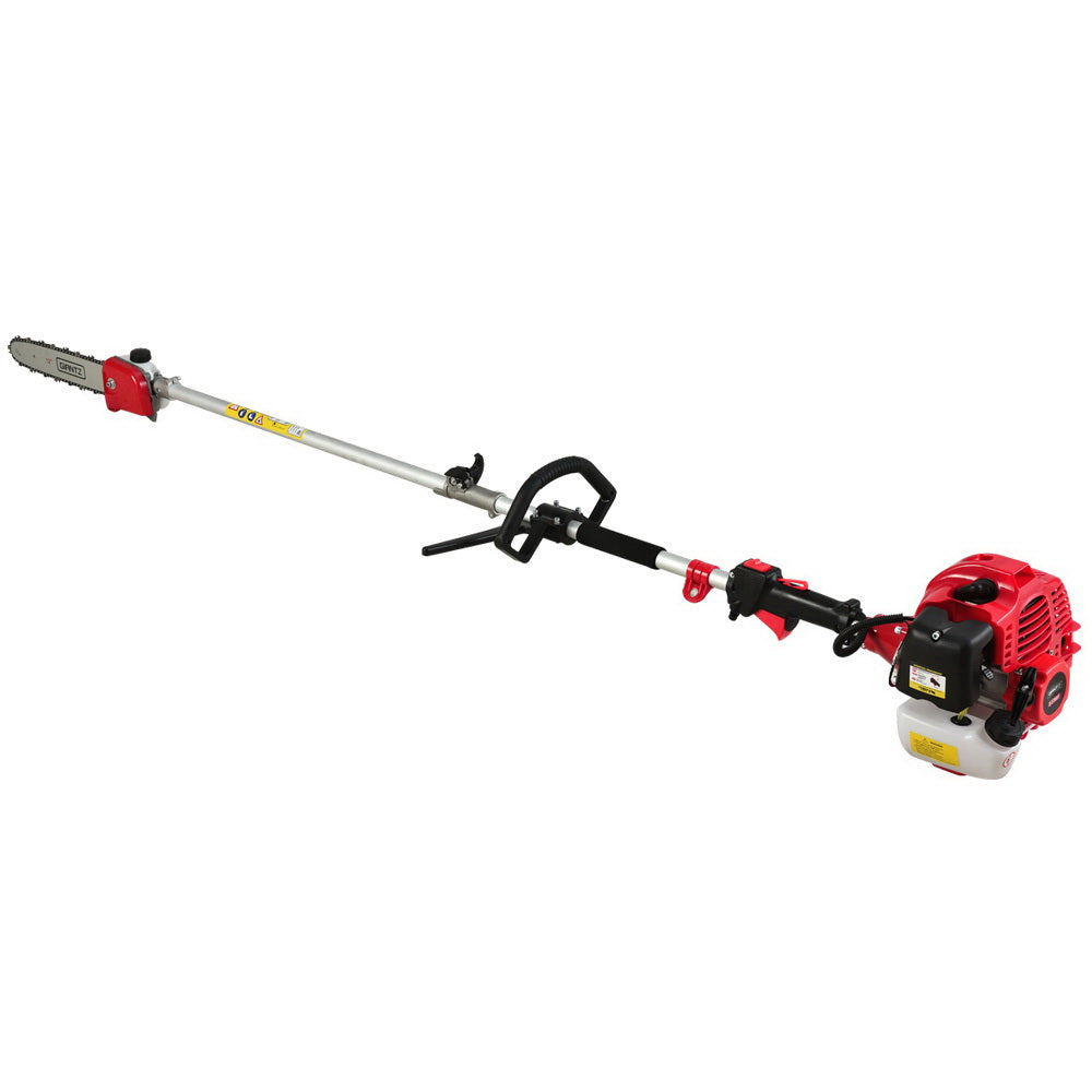 Giantz Pole Chainsaw Petrol Hedge Trimmer Pruner Chain Saw Brush Cutter Combo