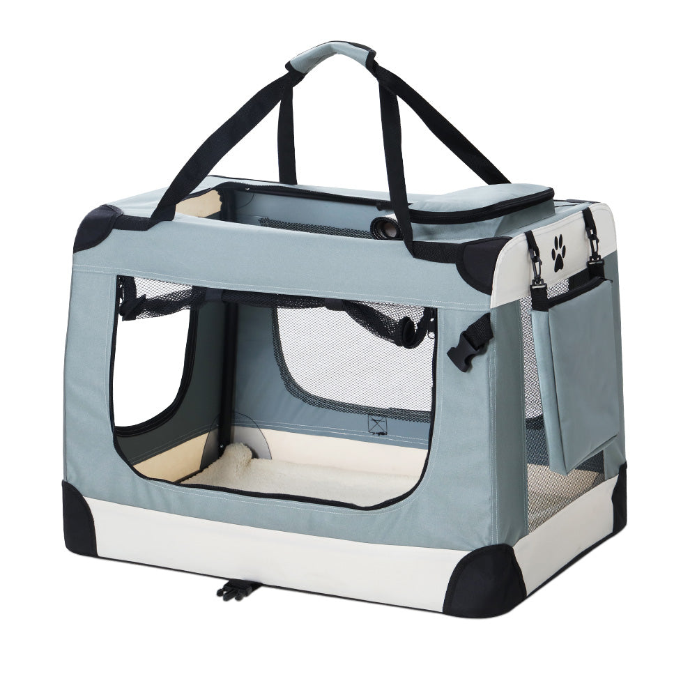 i.Pet Pet Carrier Soft Crate Dog Cat Travel Portable Cage Kennel Foldable 2XL