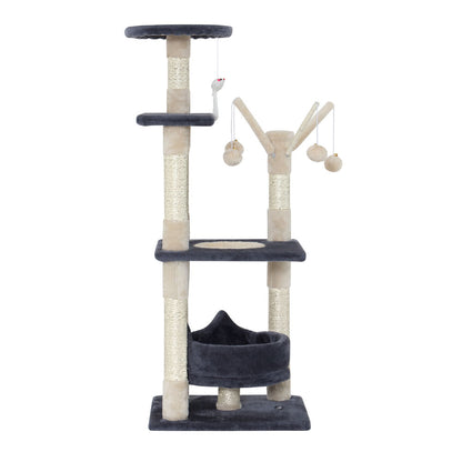 i.Pet Cat Tree Scratching Post Scratcher Cat Tree Tower Condo House toys 110cm