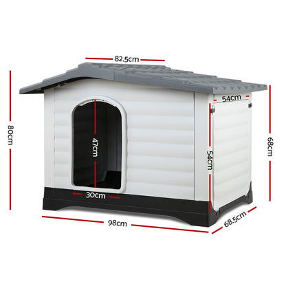 i.Pet Dog Kennel Extra Large Pet Dog House 98cm x 68.5cm x 68cm