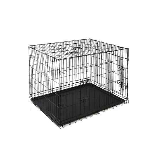 i.Pet Dog Cage 48inch Pet Cage - Black