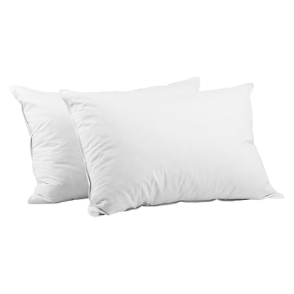 Giselle Bedding Set of 2 Duck Down Pillow - White