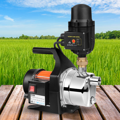 Giantz 1500W High Pressure Garden Water Pump with Auto Controller