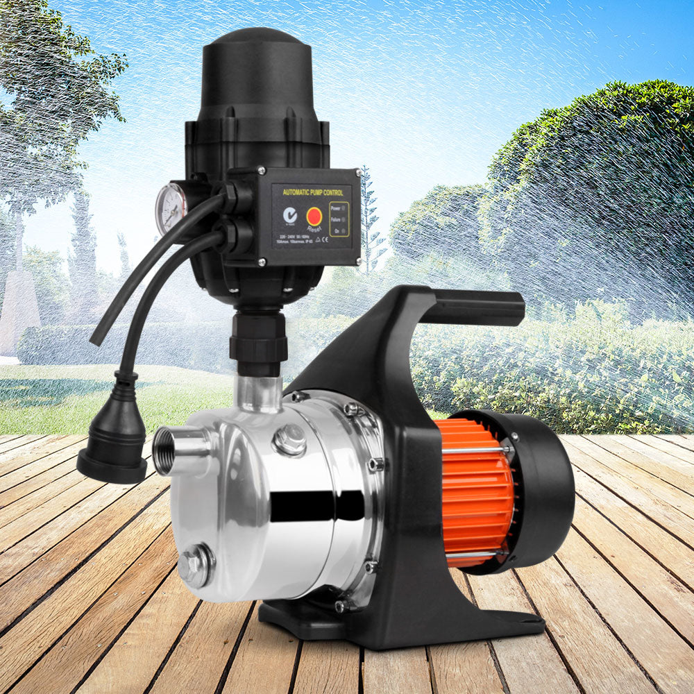 Giantz 800W High Pressure Garden Water Pump with Auto Controller