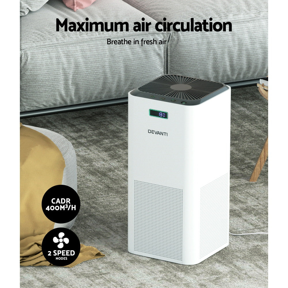 Devanti Air Purifier Home Purifiers HEPA Filter