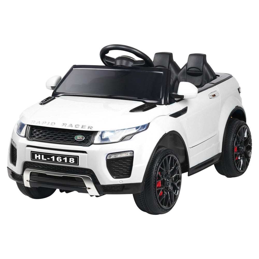 Rigo Ride On Car Toy Kids Electric Cars 12V Battery SUV White