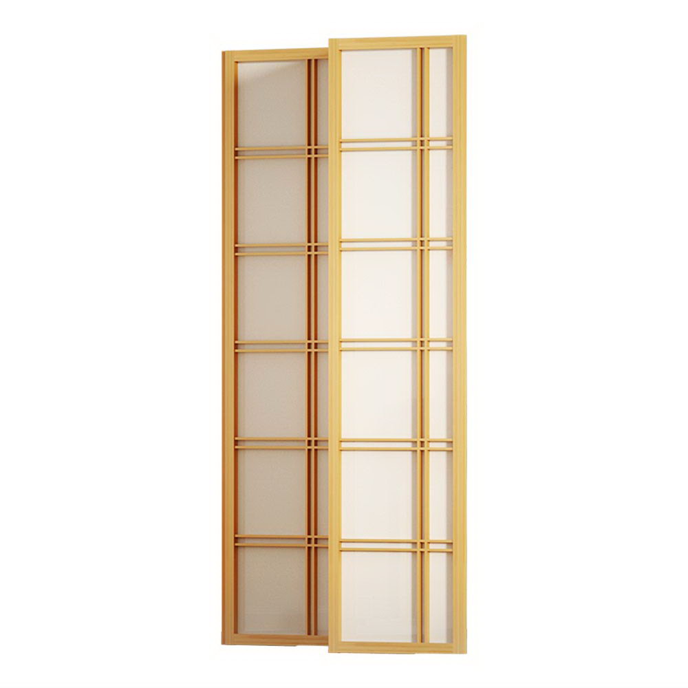 Artiss Room Divider Screen Privacy Wood Dividers Stand 3 Panel Nova Natural