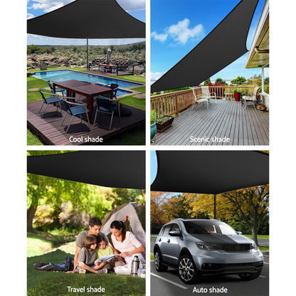 Instahut 280gsm 3x6m Sun Shade Sail Canopy Rectangle