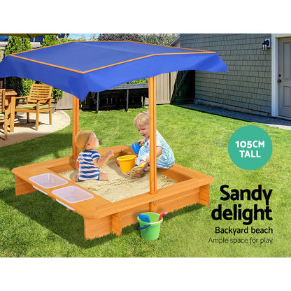 Keezi Outdoor Canopy Sand Pit