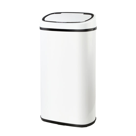 Devanti 58L Sensor Bin White