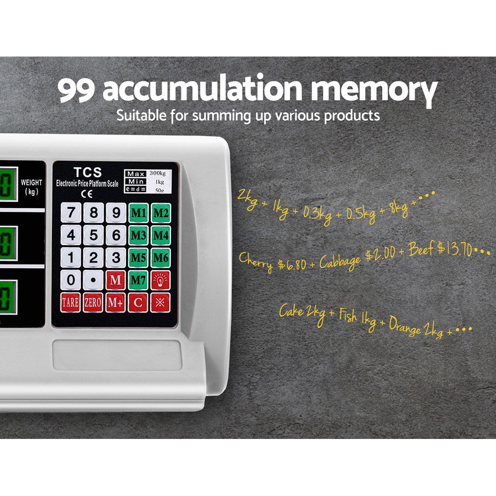 Emajin Platform Scale 300KG Digital Scales Electronic Postal Computing